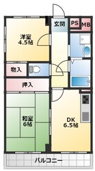 グリーンコーポの物件間取画像